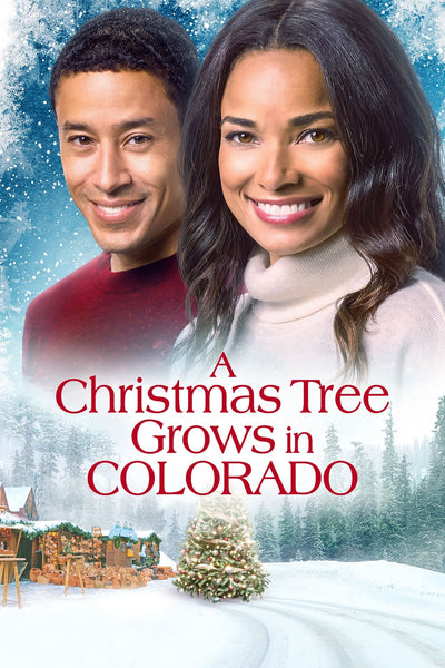 Un árbol de Navidad crece en Colorado