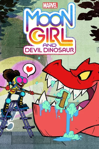 La Chica Luna de Marvel y el Dinosaurio Diablo